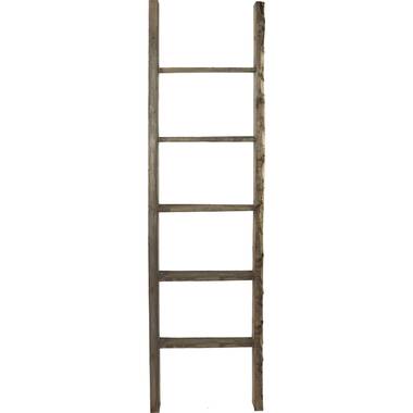 Gracie oaks barnwood decor 2025 collection vintage blanket ladder